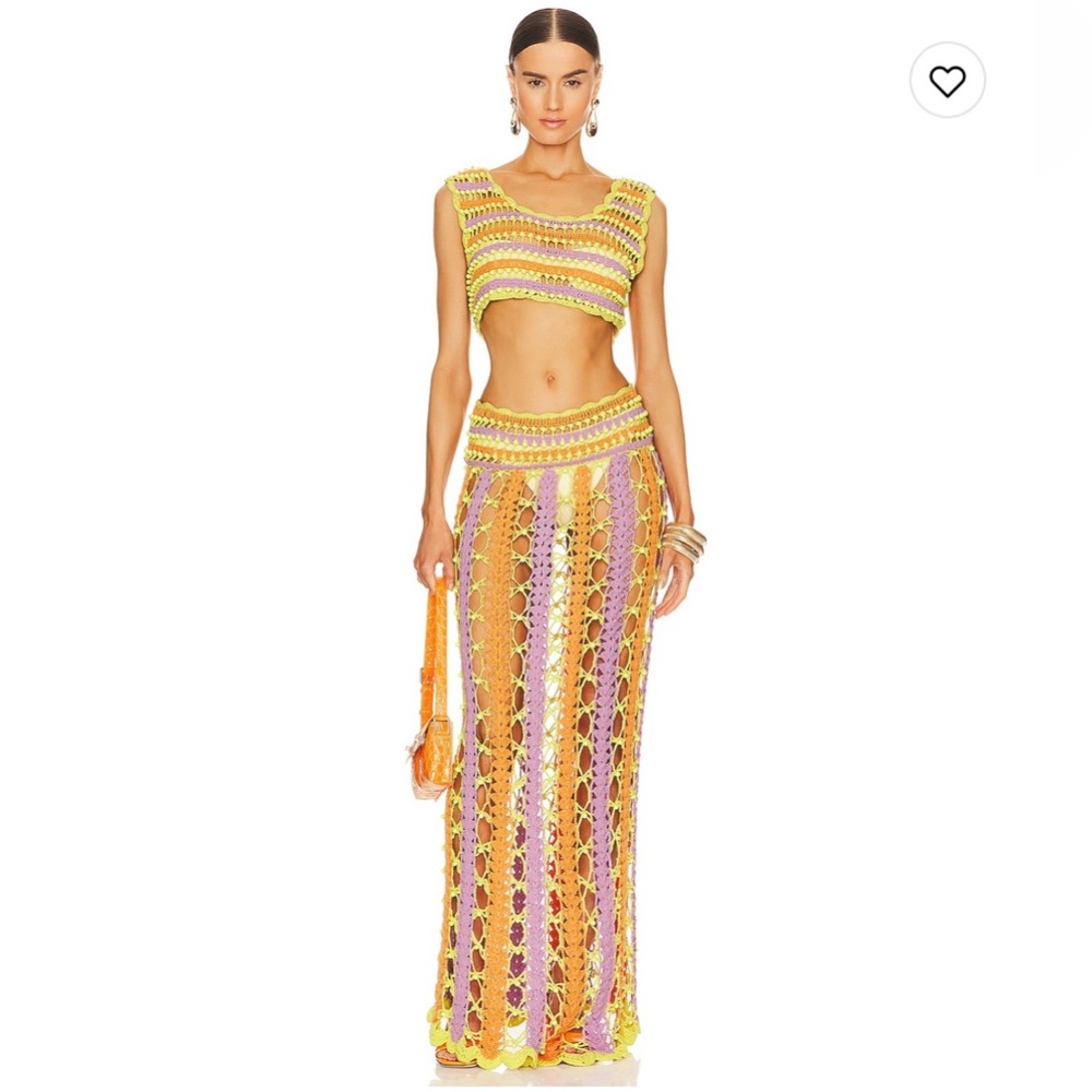 Celia B Two Piece top and skirt set.